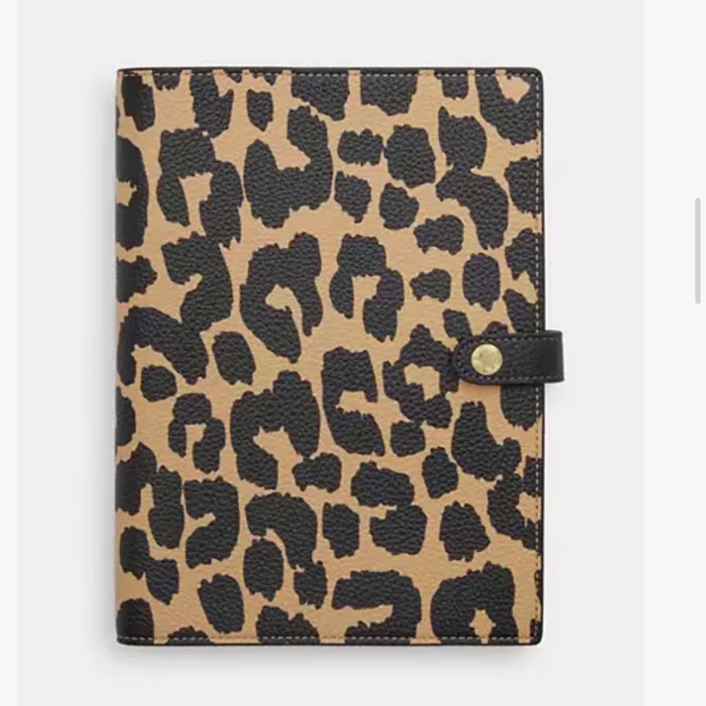 Coach Leopard Notebook 2025 version
